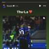 Anche a distanza Thuram non dimentica Lautaro. La storia su Instagram: "Thu-La"