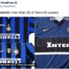 FOTO - Footyheadlines - Inter, per il 2026-27 Nike lancerà una maglia retrò con un omaggio a Pirelli 