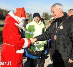 Per l'Inter una visita speciale: ecco... Babbo Natale!