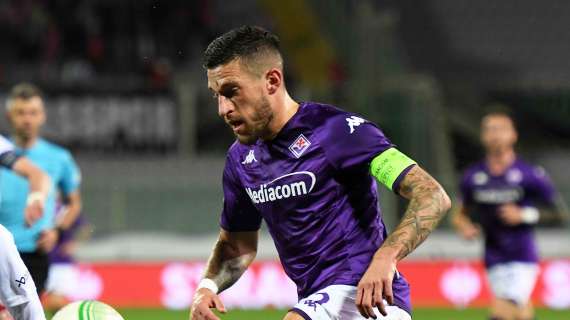 Allenamento congiunto col Seravezza Pozzi Calcio per la Fiorentina. Assente Cristiano Biraghi