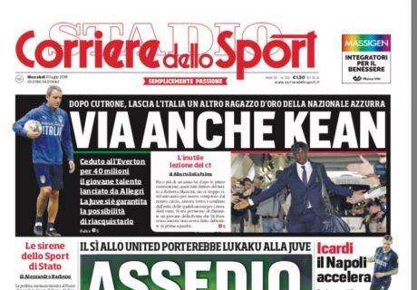 Prima CdS - Assedio a Dybala: il sì allo United porterebbe Lukaku alla Juve. Icardi, il Napoli accelera