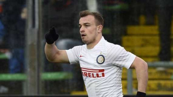 Shaqiri tweet: "Saluti da Cagliari. Felice e... forza Inter"