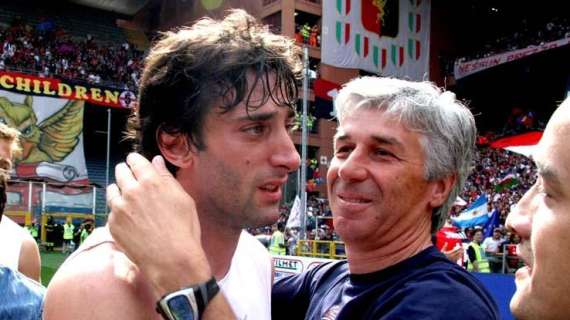 Milito e Gasperini nell&#039;addio del Principe al Genoa