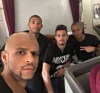 FOTO - Melo e il gruppo brasiliano: "Andiamo a Doha"