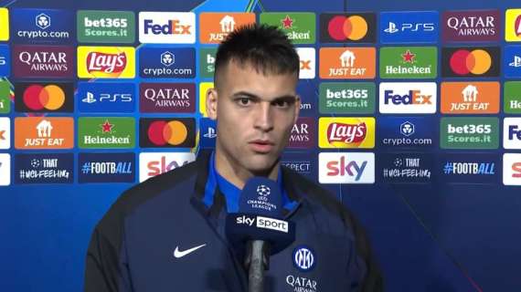 Lautaro a Sky: "Lavoriamo per portare l'Inter il più in alto possibile, orgoglioso dei miei compagni"