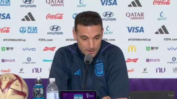 Scaloni: "Sarà Argentina-Francia, non Messi-Mbappé. La formazione per domani è già fatta"