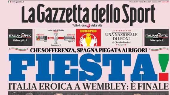 Prima GdS - Fiesta! Italia eroica a Wembley. Inter, Hakimi saluta