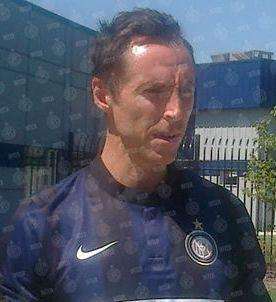 FOTO - Nash in campo con l'Inter: eccolo con la maglia