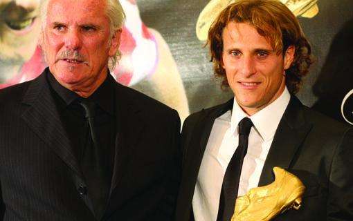 Diego Forl&aacute;n con il padre Pablo