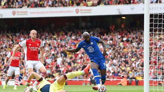 Lukaku timbra il cartellino all'esordio con il Chelsea: Arsenal battuto 2-0