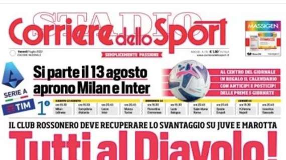 Prima CdS - Serie A, si parte il 13 agosto: aprono Milan e Inter