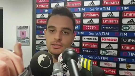 Bonaventura in mixed: "Il pareggio brucia parecchio, avevamo il risultato in pugno. L'Inter è una squadra tosta"