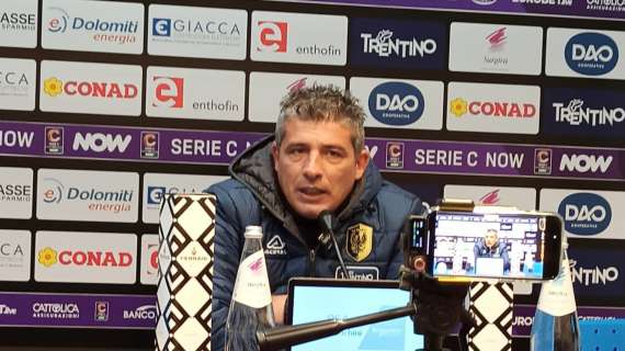 Trento-Inter U23 2-2, Tabbiani: "Io voglio vincere anche quando gioco a briscola, dispiace prendere gol nel recupero"