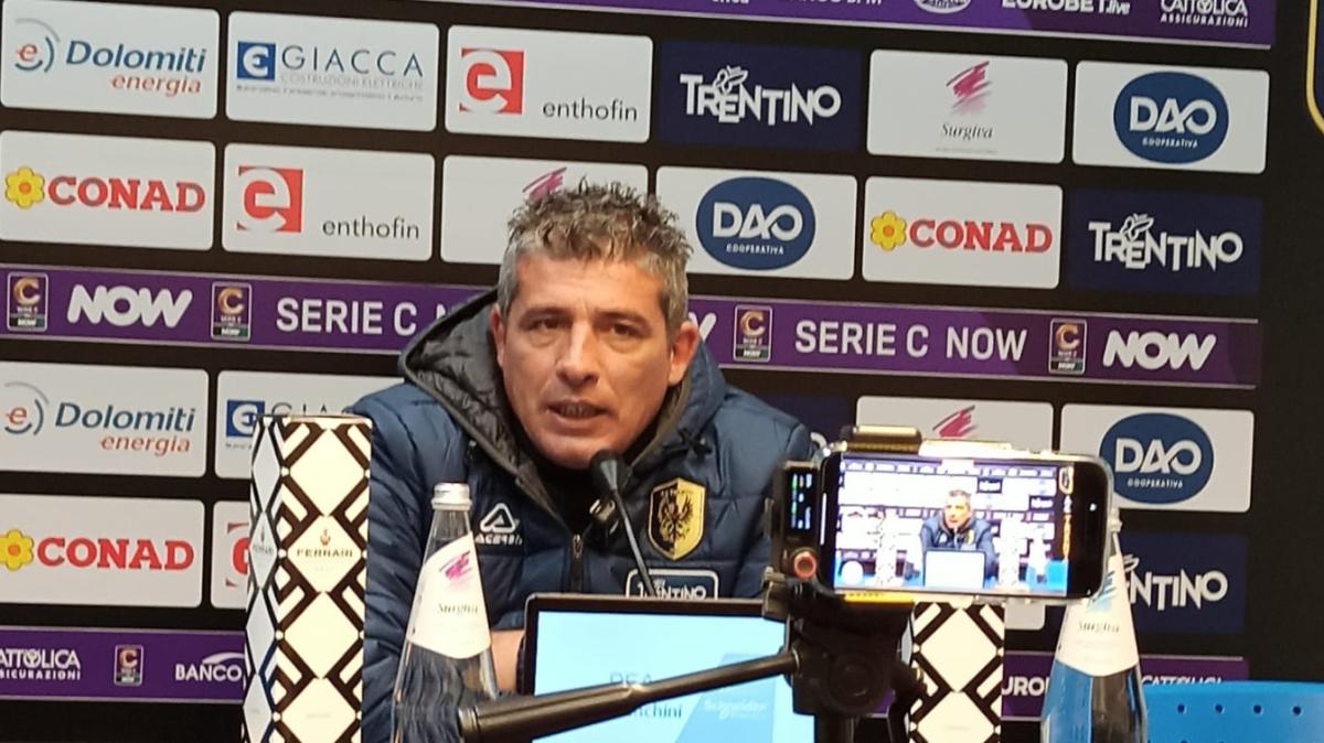 Trento, Tabbiani dopo il ko con l'Inter U23: "Concesso poco o nulla a una squadra forte, capita di perdere gare così"
