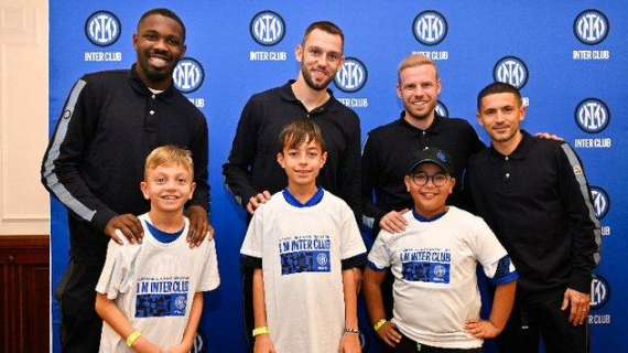 Meet&Greet a Torino: Sensi, Klaassen, De Vrij e Thuram incontrano i giovani tifosi