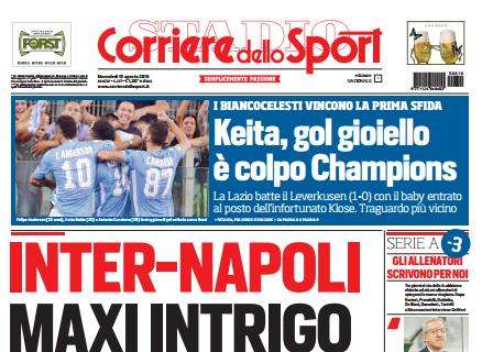 Prime pagine - Inter-Napoli, maxi intrigo. Nerazzurri su Mertens, Gabbia, Callejon, Strinic e Ghoulam. Offerti...