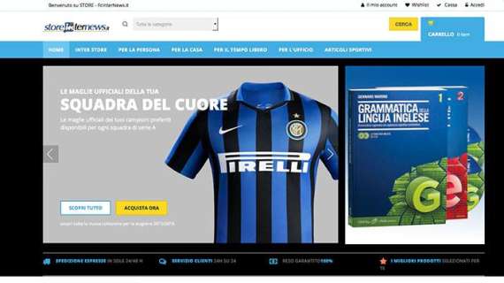 FcInterNews.it apre il suo store online: tanti prodotti nerazzurri e non solo