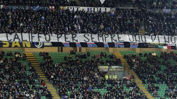 Due gli striscioni di memoria ieri dalla Curva Nord