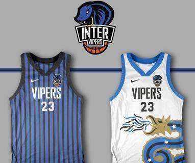 La maglia e il logo Inter in stile Nba: ecco i Vipers