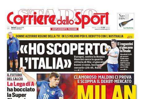Prima CdS - Il Milan su Barella: Maldini ci prova, scoppia il derby di mercato con l'Inter