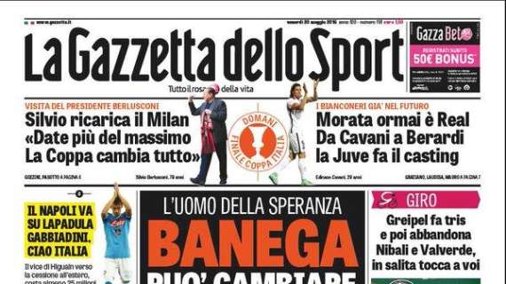 Prime pagine - Banega può cambiare l'Inter? Mancini entusiasta, lo vede così. Llorente: "È un fenomeno"