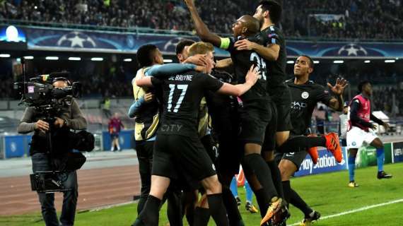 Champions League: il City batte 4-2 il Napoli al San Paolo. Il Tottenham spazza via il Real Madrid