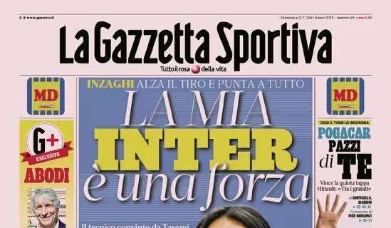 Prima GdS - 'La mia Inter è una forza'. Inzaghi alza il tiro e punta a tutto