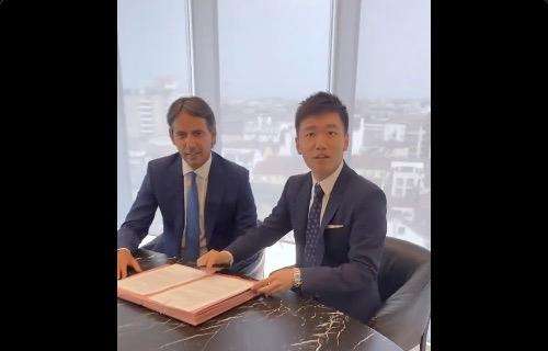 UFFICIALE - Inzaghi rinnova con l'Inter fino al 2024: la firma sul contratto annunciata in un video con Zhang 