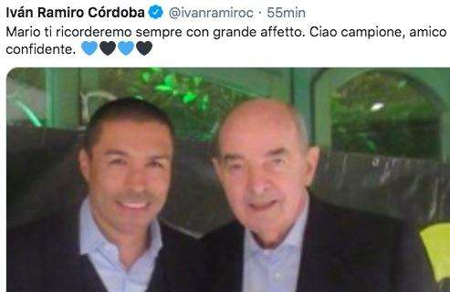 Anche Cordoba saluta Corso: "Ciao campione, amico e confidente"