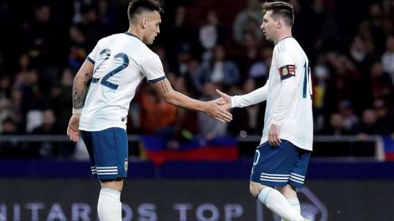 InterNazionali - Qatar-Argentina, Messi dietro Lautaro-Agüero: la probabile