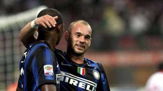 Sneijder: "So che non tutti i sardi fischiavano Eto'o. Ricordate la mia dedica"