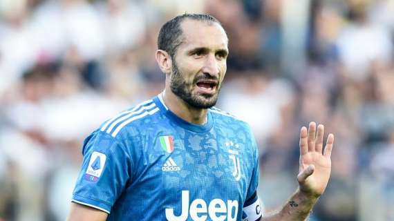 Juventus, tegola Chiellini: lesione del legamento crociato anteriore