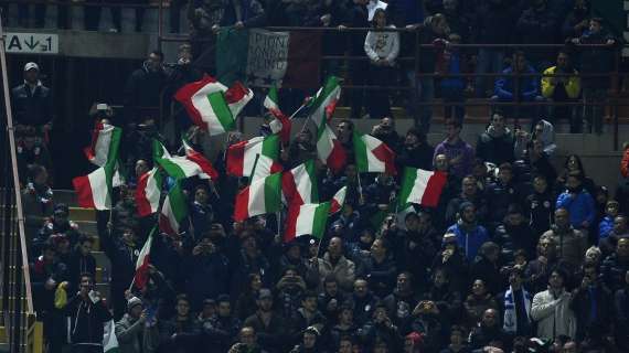 CdS - Italia al Meazza: molti più spettatori dell'Inter