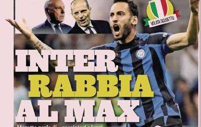 Prima GdS - Inter rabbia al Max. Battute e veleni nel testa a testa con la Juve