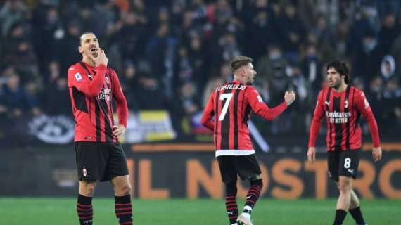 Beto illude, Ibrahimovic rimedia al fotofinish: il Milan pareggia ad Udine