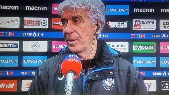 Atalanta, Gasperini: "Pari senza rammarico, da stasera penseremo al Milan primo con merito"