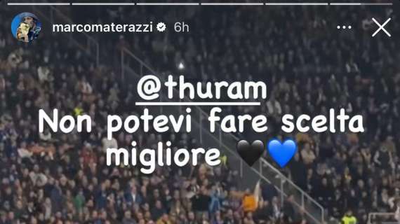 Materazzi esalta Thuram: "Non potevi fare scelta migliore". Poi scherza con Cambiasso