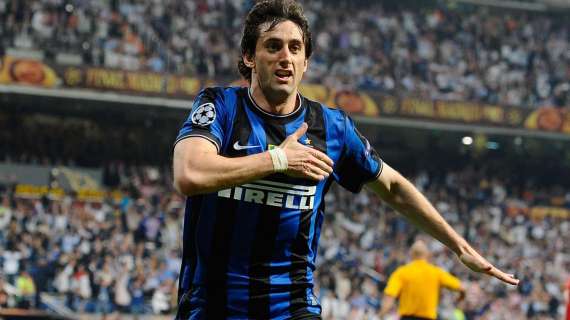 La Champions League festeggia il compleanno di Milito: tutti i gol del Principe nell'anno del Triplete