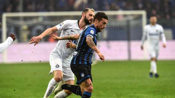 Atalanta-Inter - Pochi spazi e troppi tempi di gioco, l'Inter non crea. La Dea domina da fermo