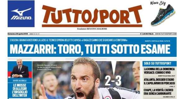 Prima pagina TS - Una Juve pazzesca