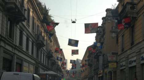 Verso Inter-Milan, Chinatown milanese vestita a derby