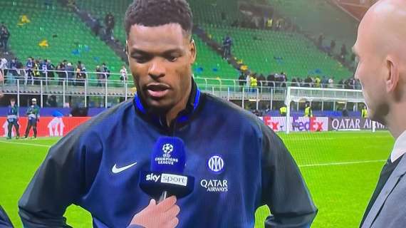 Dumfries a Sky: "PSG o Arsenal in finale? Sono entrambe forti, ma noi vogliamo la Champions"