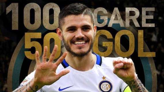 Icardi: "Contento per il 50° gol in 100 partite"