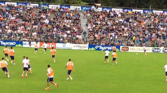 SEDUTA POMERIDIANA 12.07.14 - Partitella: 4-4-2 vs 3-5-2: Dodò show, ma decide Icardi. Applausi per WM, lavoro sulla tattica
