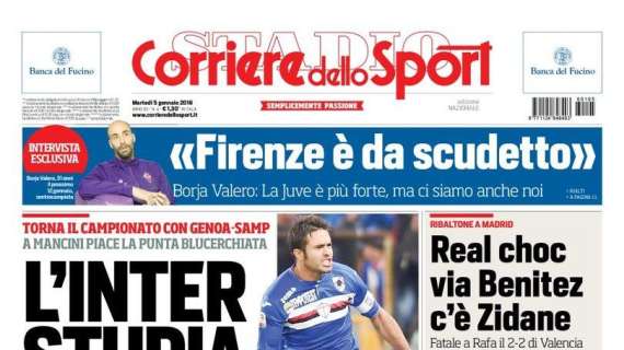 Prime pagine - L'Inter studia Eder. Giampaolo: "Cresciuto a pane e Inter". Ausilio frena su Calleri