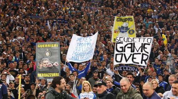 La Curva Nord risponde alla Sensi ed esalta Mou