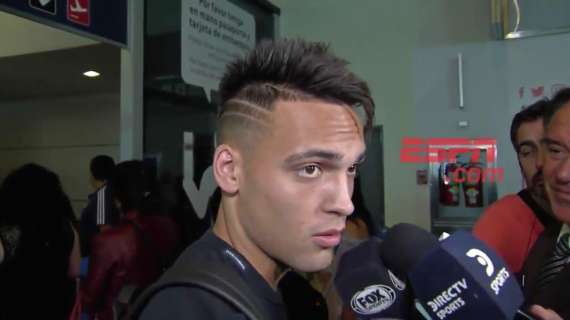 Argentina, Lautaro Martinez: "Il gol di Icardi vale molto, è un premio alla sua tranquillità"