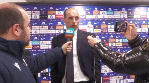 Allegri: "Calendario difficile per l'Inter? Sono talmente forti che vinceranno lo scudetto. Come la mia Juve..."