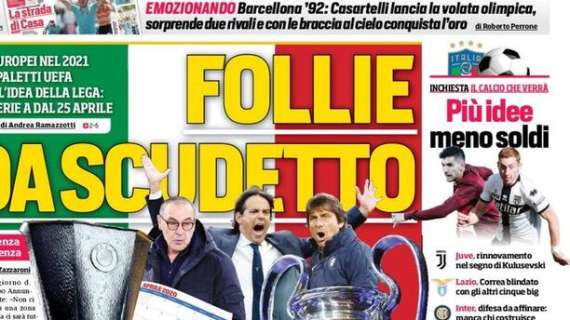 Prima CdS - Follie da Scudetto. Europei nel 2021, i paletti Uefa e l'idea della Lega: Serie A dal 25 aprile