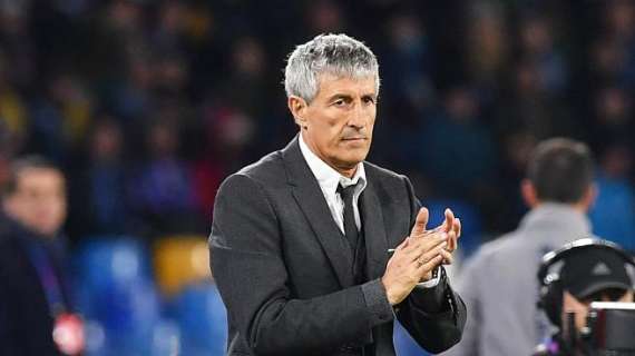 Quique Setien: "Lautaro o Neymar? Vanno bene entrambi, ma dipende tutto dalla situazione attuale dei club"